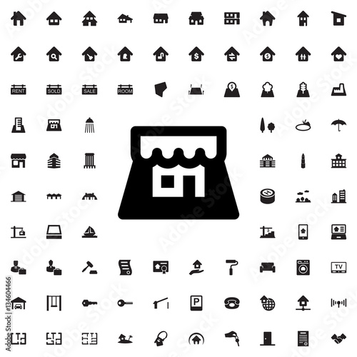 shop icon illustration