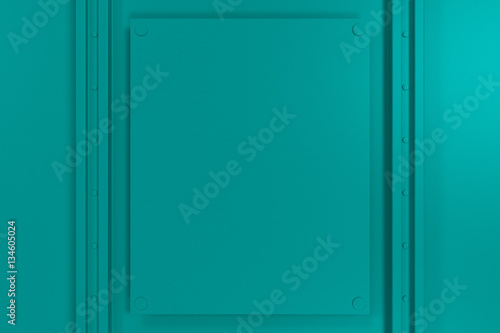 Rectangular colored plate texture with rivets