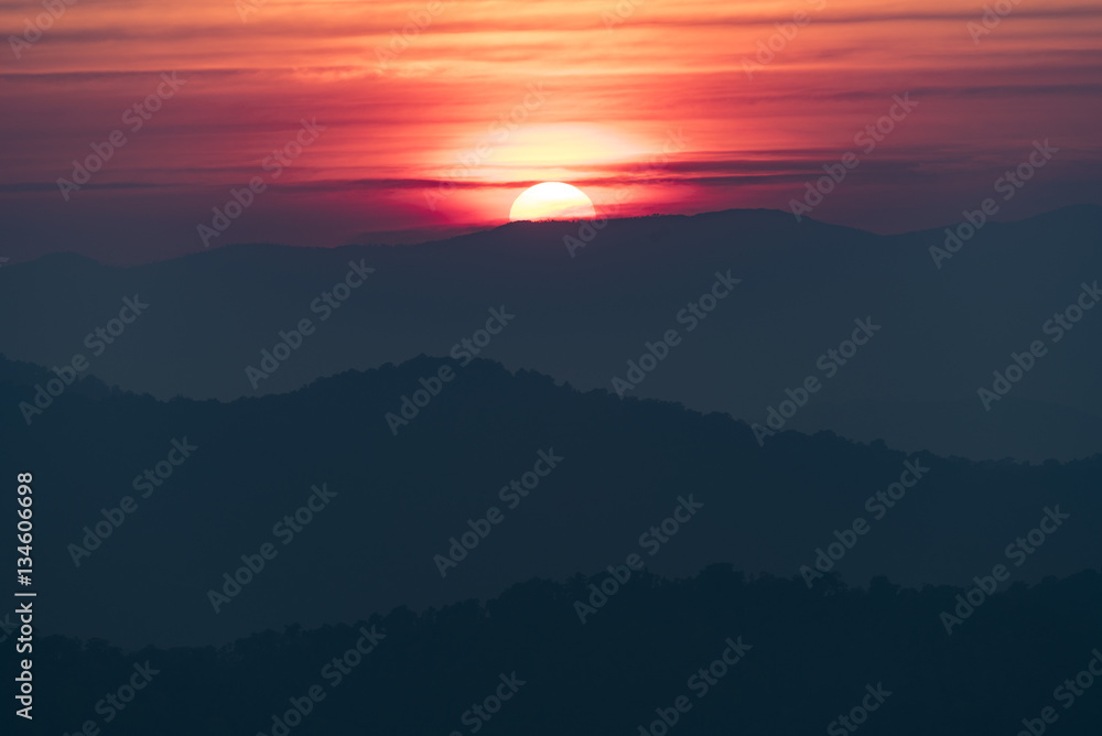 abstract background of sunset