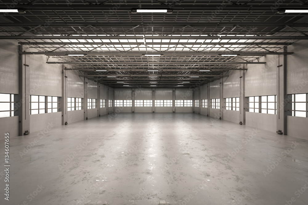 empty factory interior