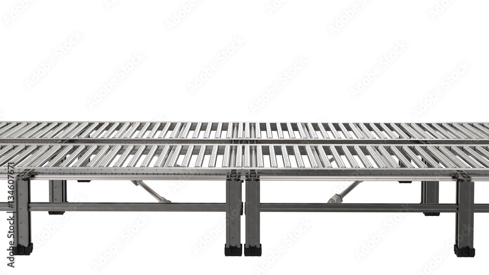 Obraz premium empty conveyor belt