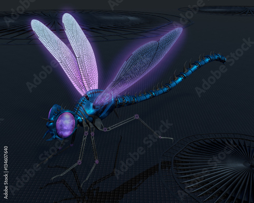 Mechanical Dragonfly.  (ID: 134607640)