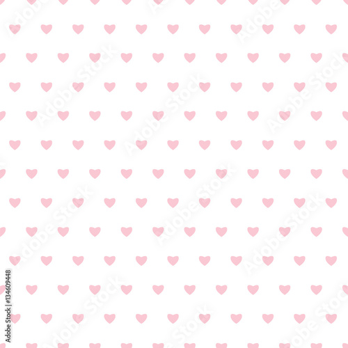 Seamless pattern with hearts for Valentine's Day