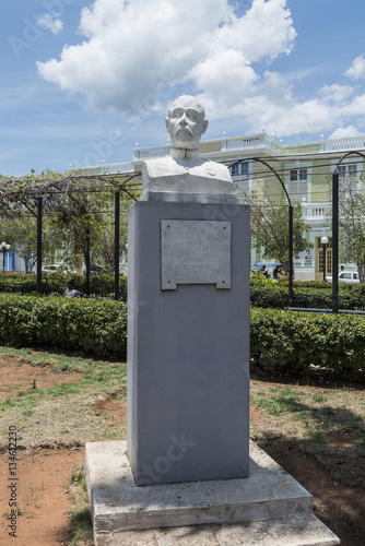 Kuba, Trinidad;  Die Statue von  