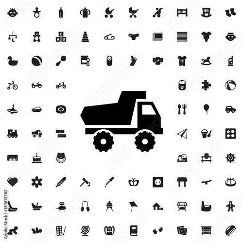 toy car icon illustration