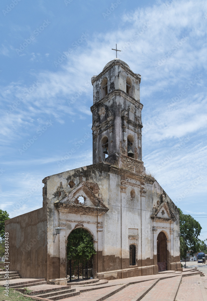 Kuba, Trinidad; Die historische Kirche , 