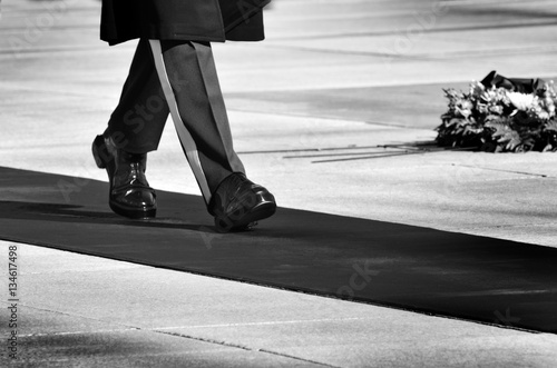 Soldier Guard at the Tomb of the Unknown Soldier photo