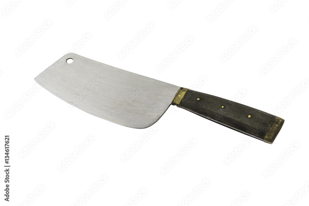 big knife. Isolated on white background big knife. Isolated on white background