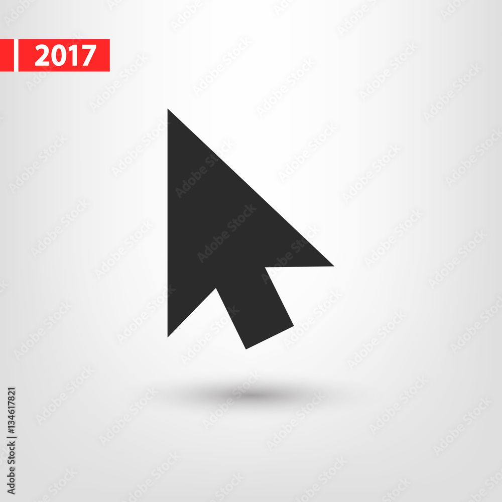 cursors icon, vector illustration. Flat design style cursors icon, vector illustration. Flat design style