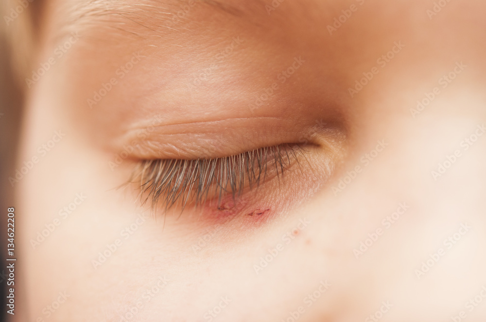 Obraz premium child's eye - macro