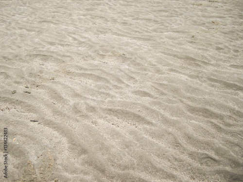 sea bed after tide  sand