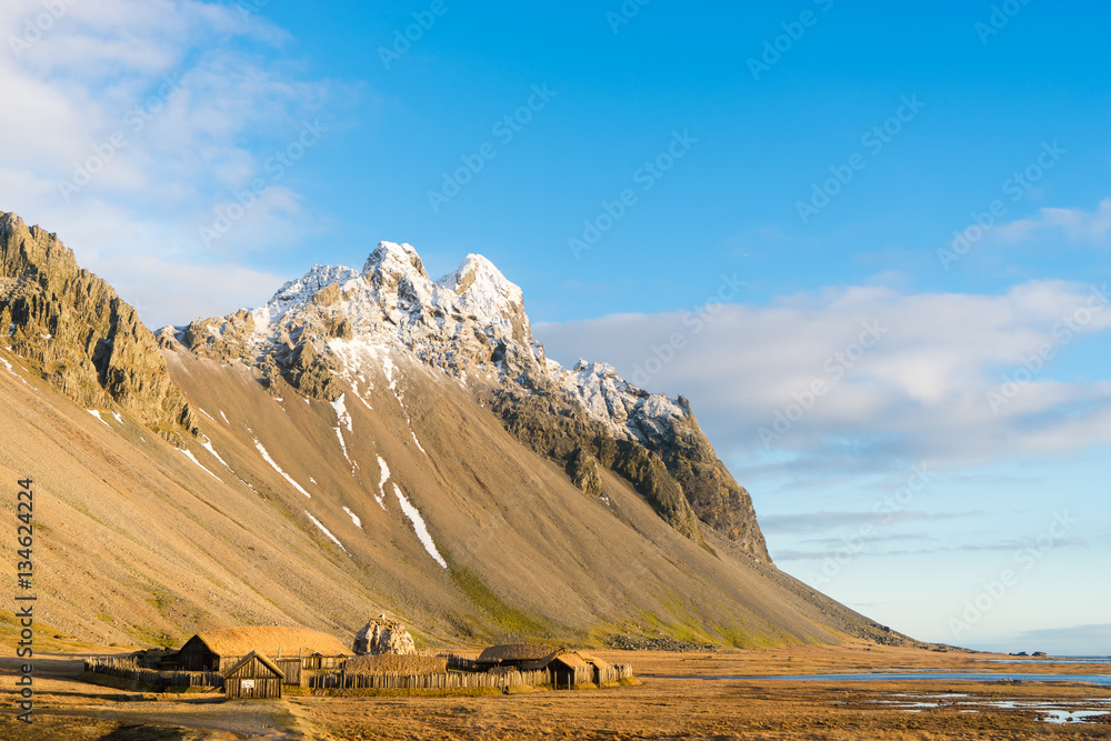 Traditional icelandic Viking Village