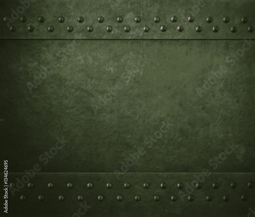 green military metal armor background