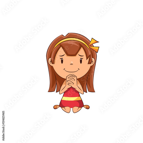 Girl begging