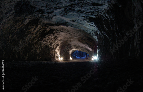 Fototapeta Naklejka Na Ścianę i Meble -  Stone cave inside