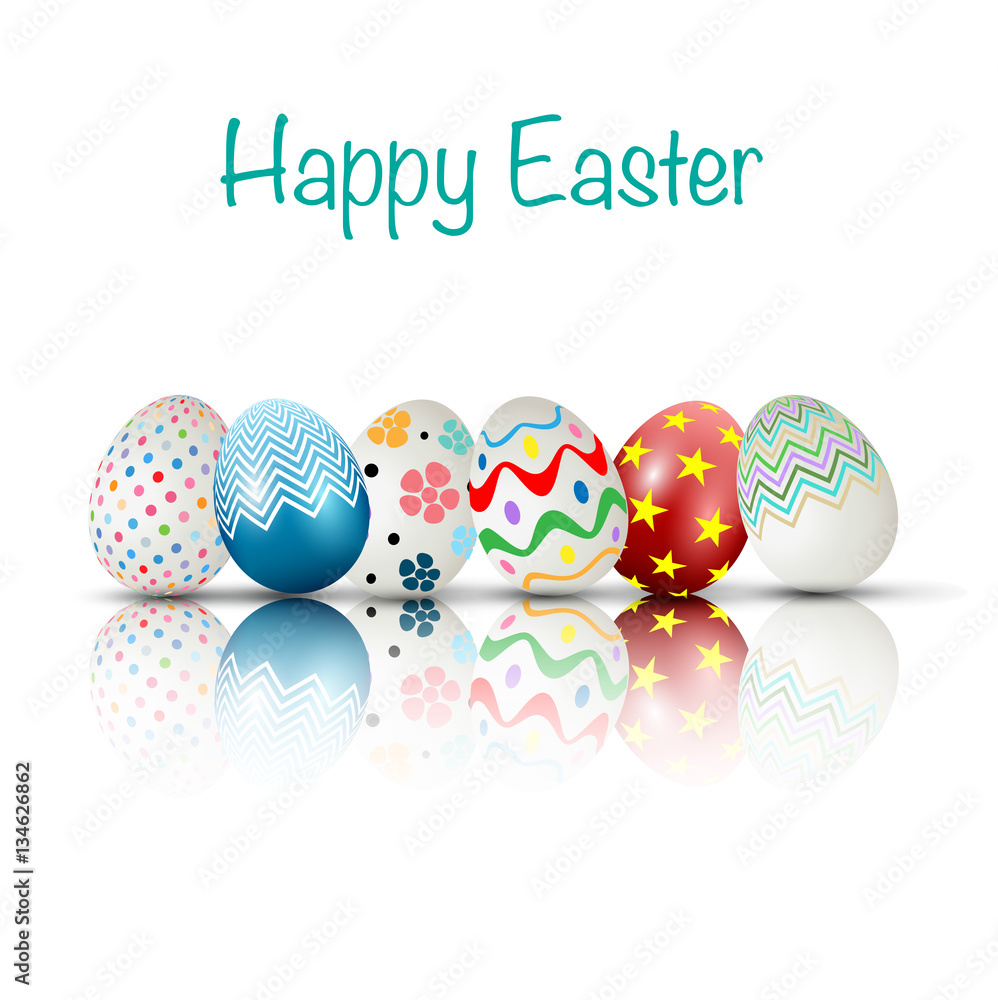 Easter Egg with points. Vector illustration. Easter Egg with points. Vector illustration.