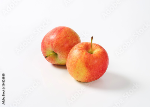 two ripe apples