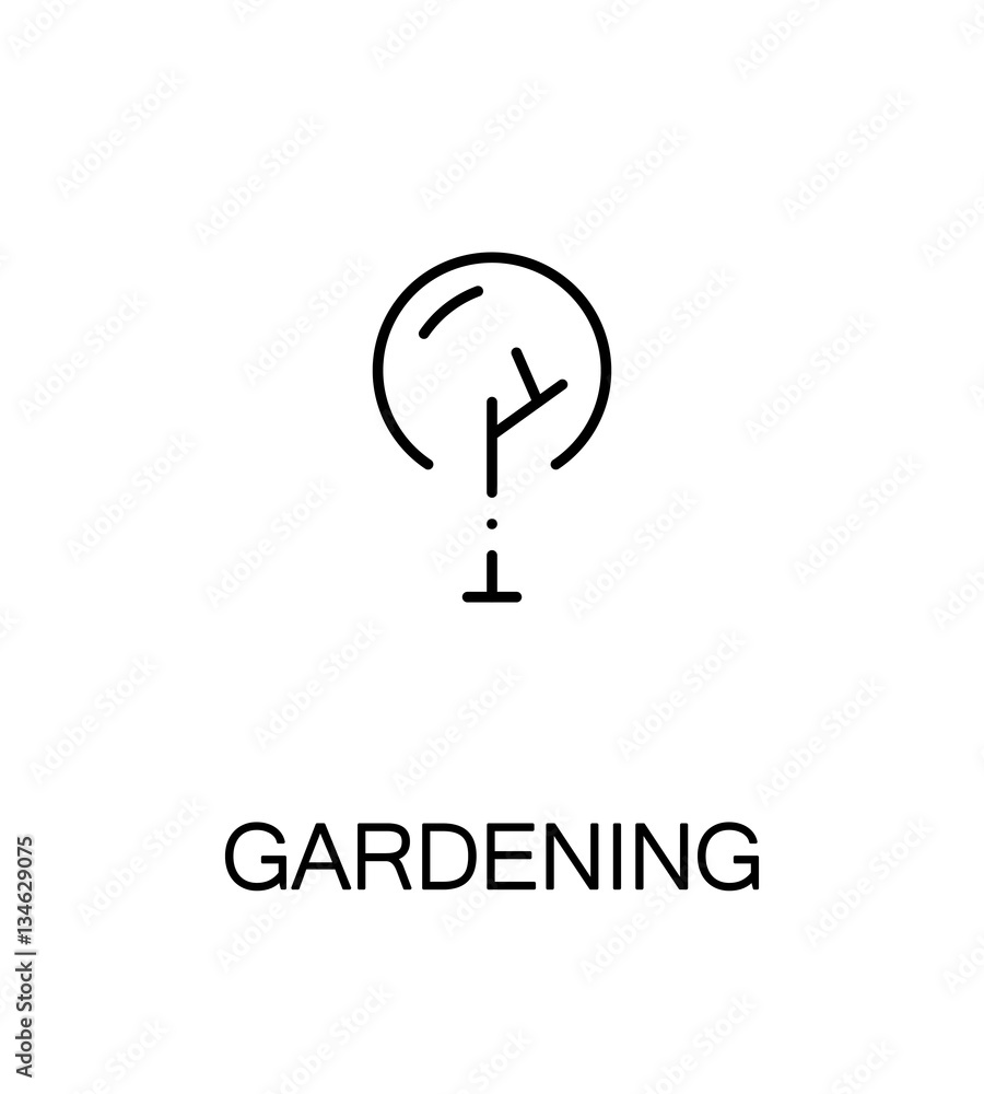 Gardening flat icon Gardening flat icon