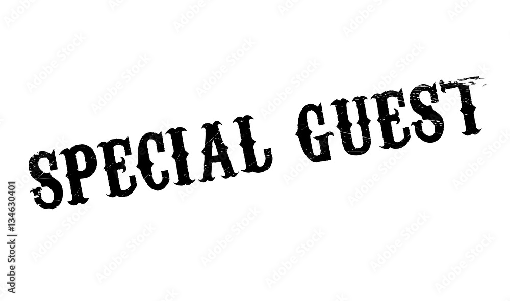 Special Guest rubber stamp. Grunge design with dust scratches. Effects can be easily removed for a clean, crisp look. Color is easily changed. Special Guest rubber stamp. Grunge design with dust scratches. Effects can be easily removed for a clean, crisp look. Color is easily changed.