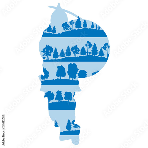 Medieval knight or ancient warrior vector background concept mad