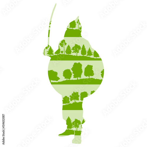 Medieval knight or ancient warrior vector background concept mad