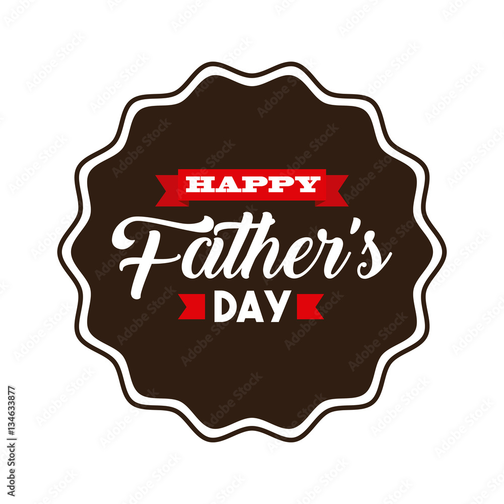 happy father's day card. colorful design. vector illustration Stock ...