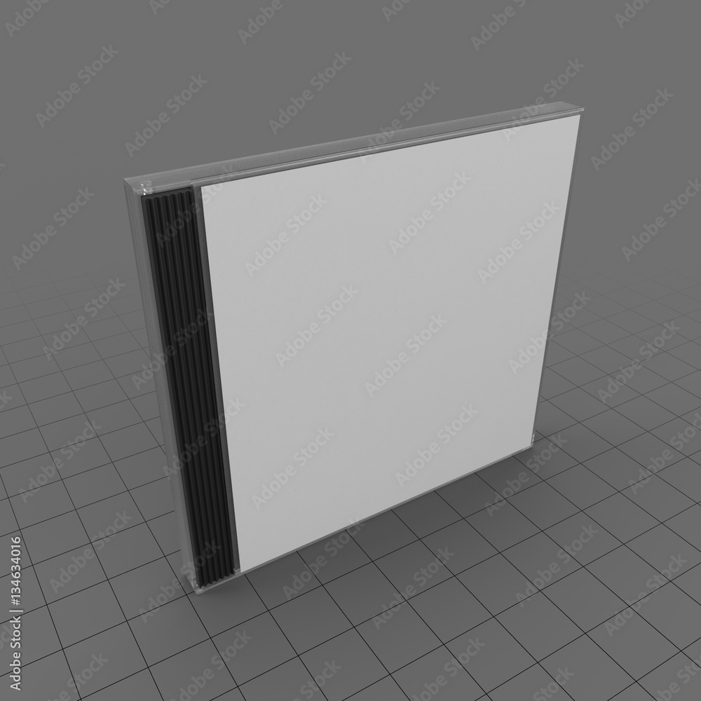 Cd Case Closed Stock 3D asset | Adobe Stock