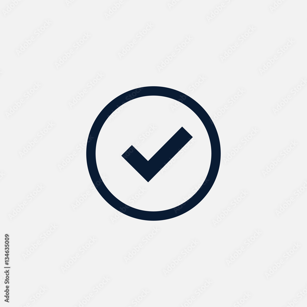 Tick icon simple illustration Tick icon simple illustration