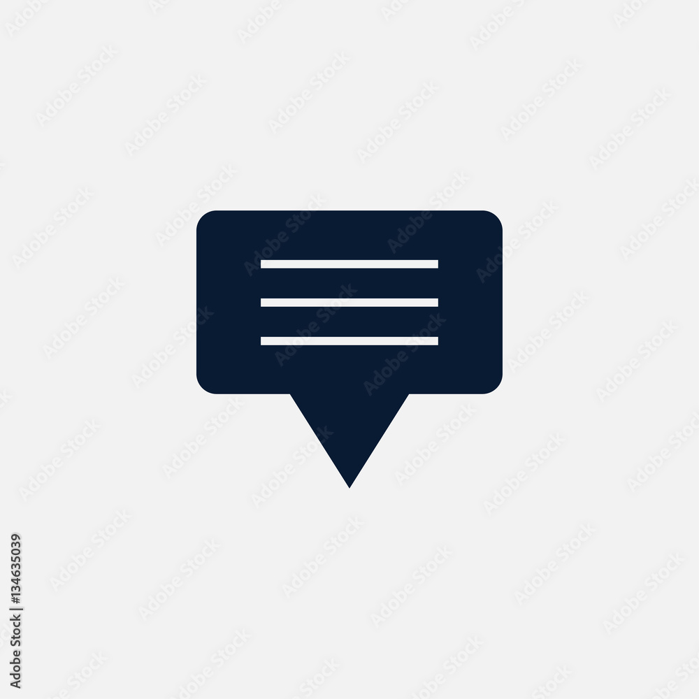 Chat icon simple illustration Chat icon simple illustration