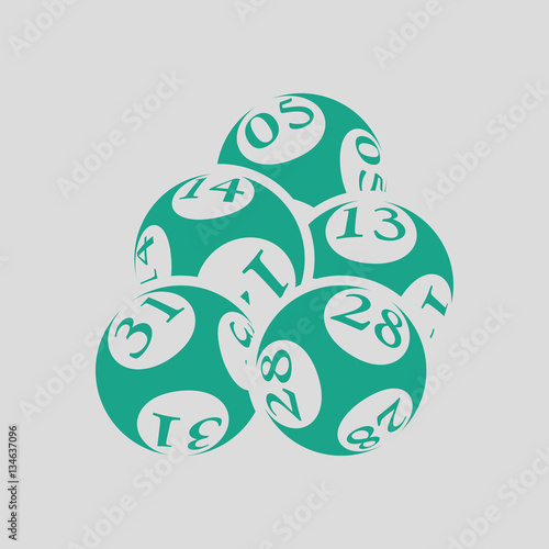 Lotto balls icon