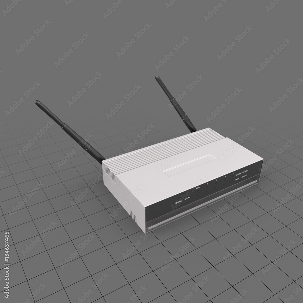 Router Stock 3D asset | Adobe Stock