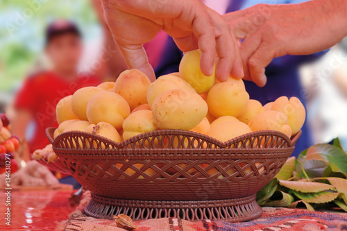 Fruits , Armenian apricots