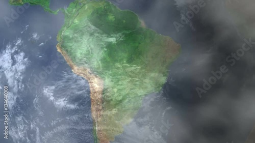 Sao Paulo  Zoom In - Zoom to geographic earth from space

