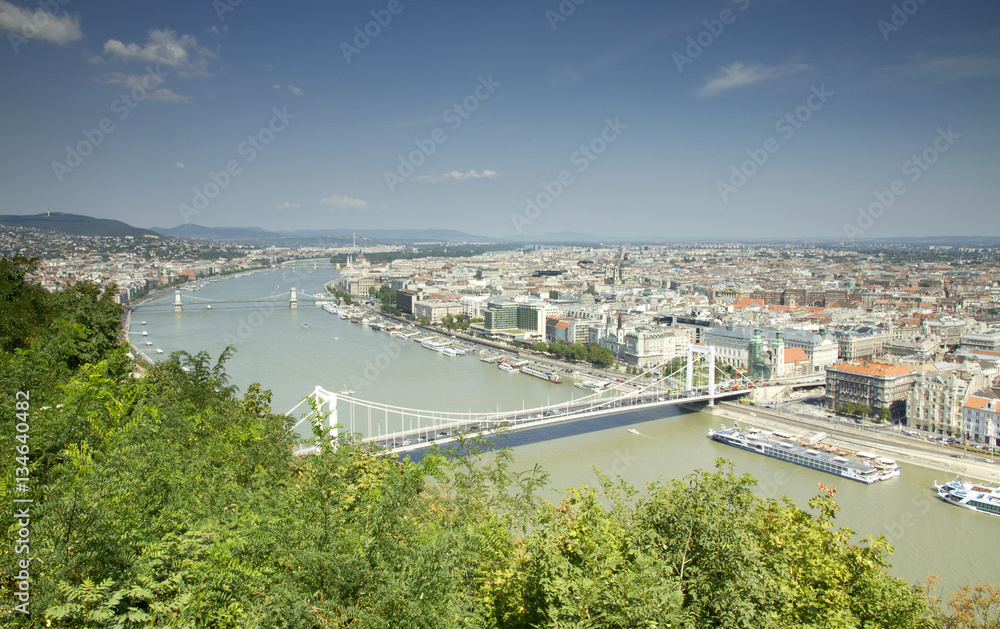 Danube panorama in Budapest