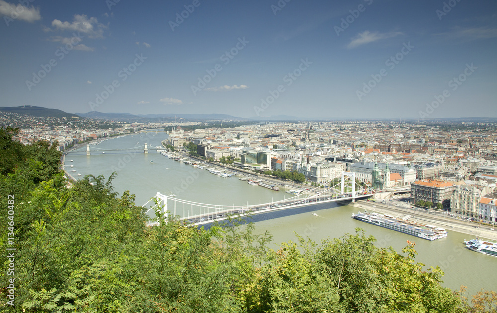 Obraz premium Danube panorama in Budapest