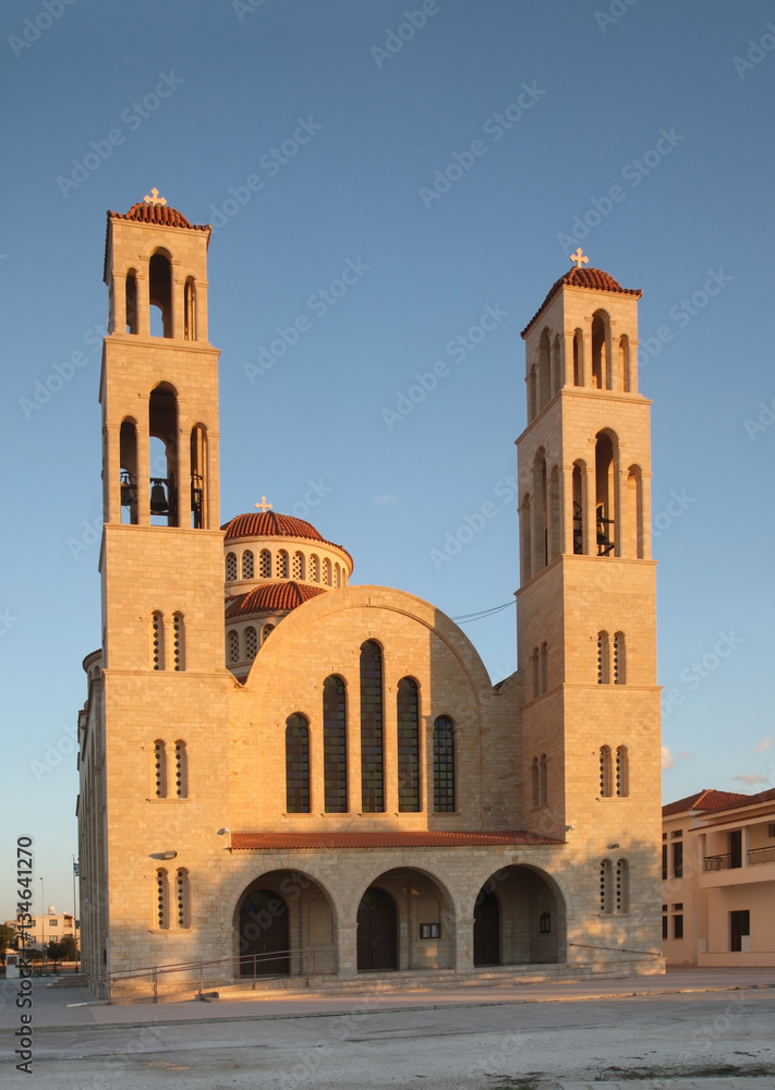 Orthodox Cathedral - Agioi Anargyroi in Pafos. Cyprus