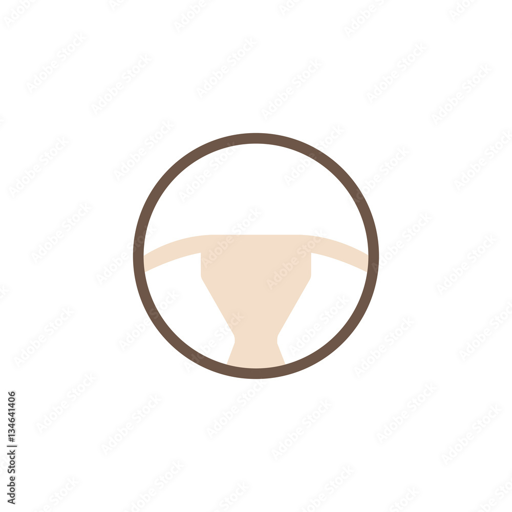 Steering wheel solid icon, car element and navigation, vector graphics, a colorful flat pattern on a white background, eps 10. Steering wheel solid icon, car element and navigation, vector graphics, a colorful flat pattern on a white background, eps 10.