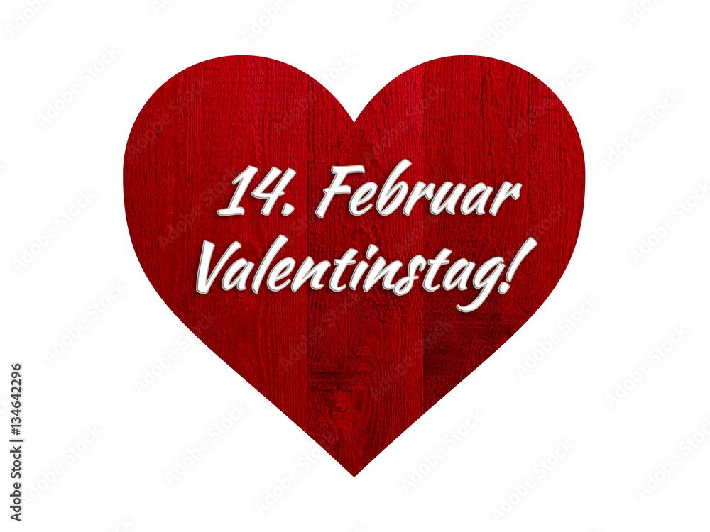 14. Februar Valentinstag, i love you, kocham cię