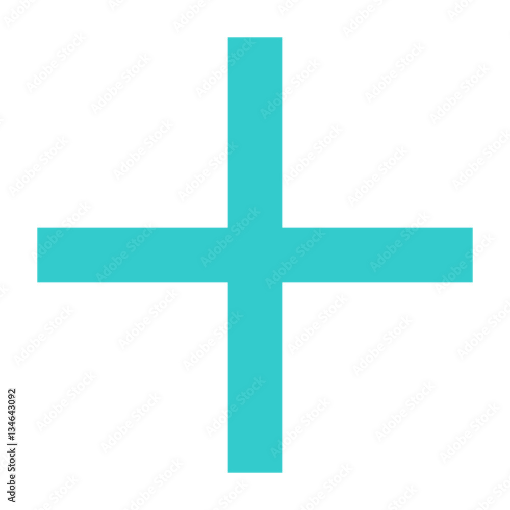 Flat plus icon criss cross sign addition interface button Flat plus icon criss cross sign addition interface button