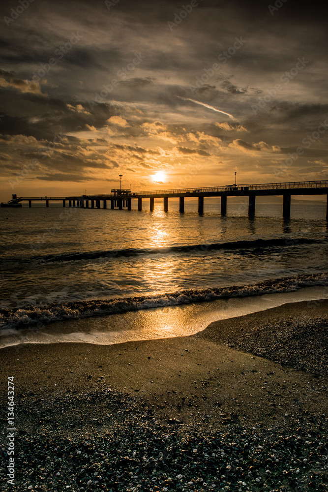 Burgas morning orange