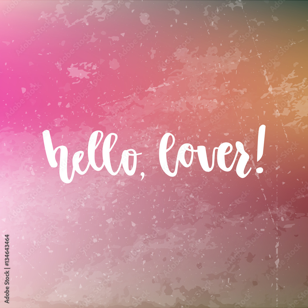 Romantic Typographic poster Romantic Typographic poster
