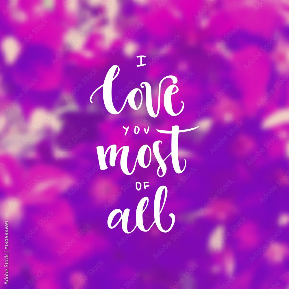 Romantic Typographic poster Romantic Typographic poster