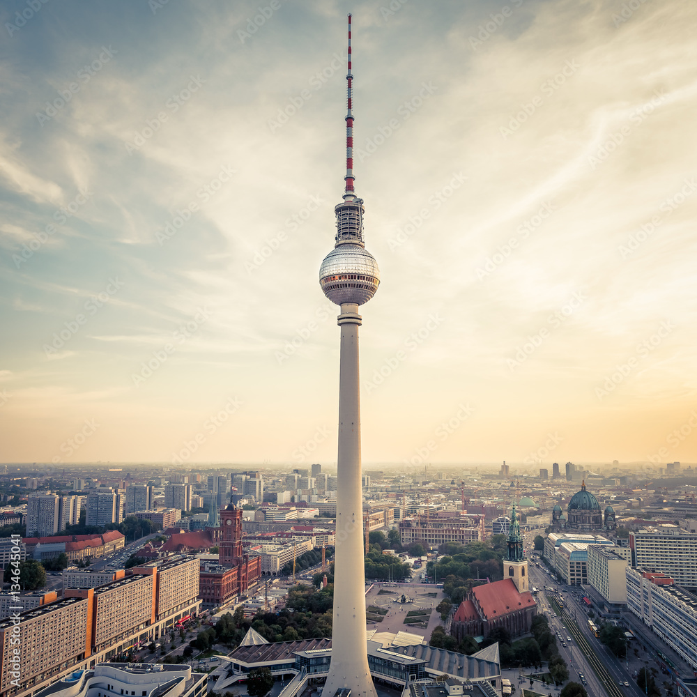 Fototapeta premium Berlin city view, Germany