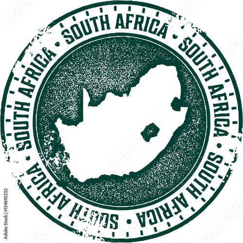 South Africa Country Tourism Stamp