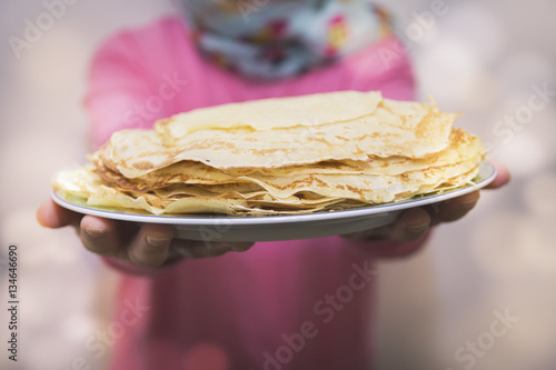 Quadro su tela Crêpes pour la chandeleur du 2 février.