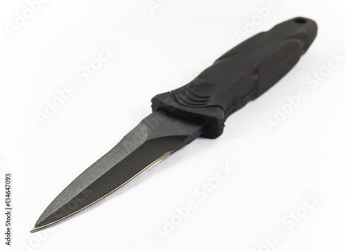 Dagger black on a white background
