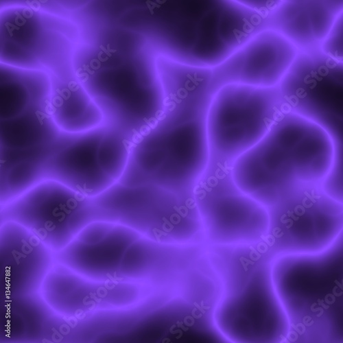 Magic violet lighting glow curvy lines seamless pattern