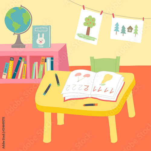 Kindergarten Preschool Classroom Interior