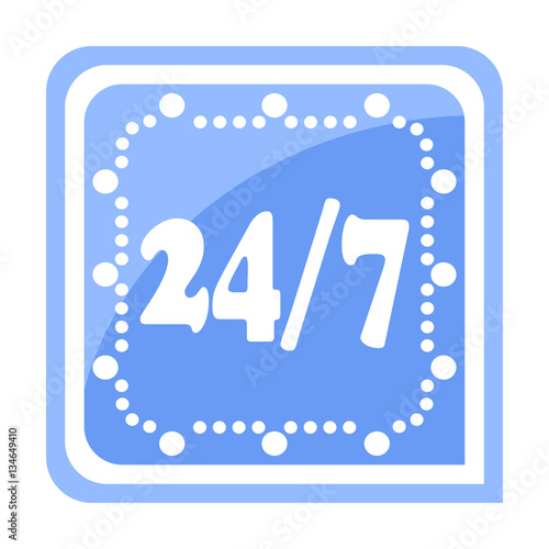 Blue delivery icon