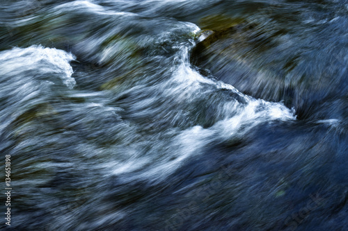 Photography White waves on the river